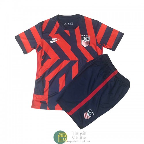 Camiseta USA Niños Segunda Equipación 2021/2022