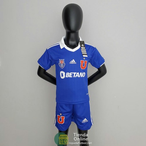 Camiseta Universidad De Chile Niños Primera Equipación 2022/2023