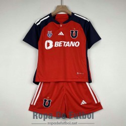 Camiseta Universidad De Chile Niños Segunda Equipación 2023/2024