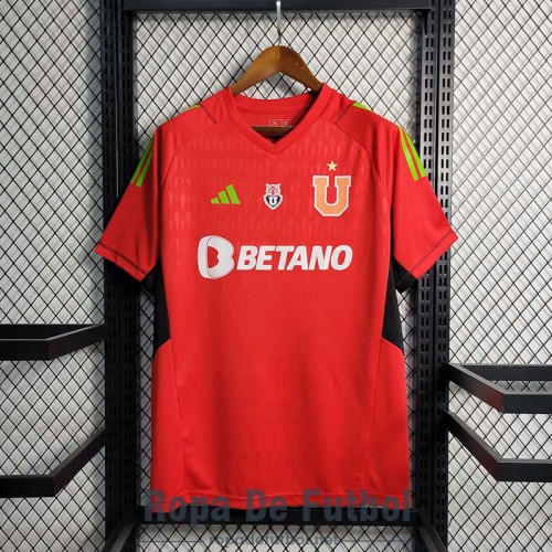 Camiseta Universidad De Chile Portero Rojo 2023/2024