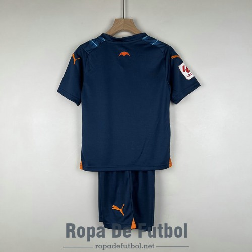 Camiseta Valencia Ninos Segunda Equipacion 2023/2024