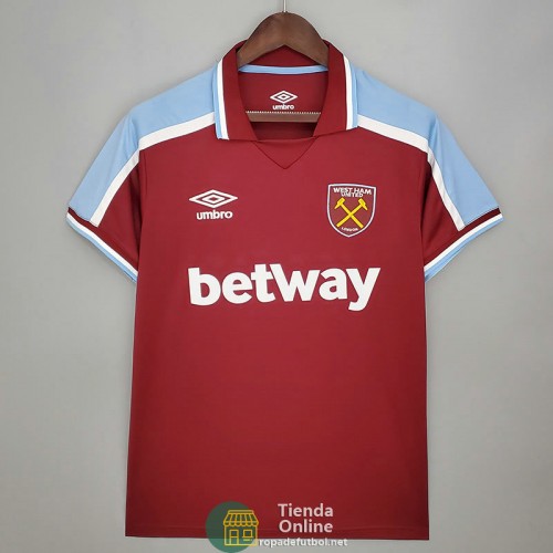 Camiseta West Ham United Primera Equipación 2021/2022