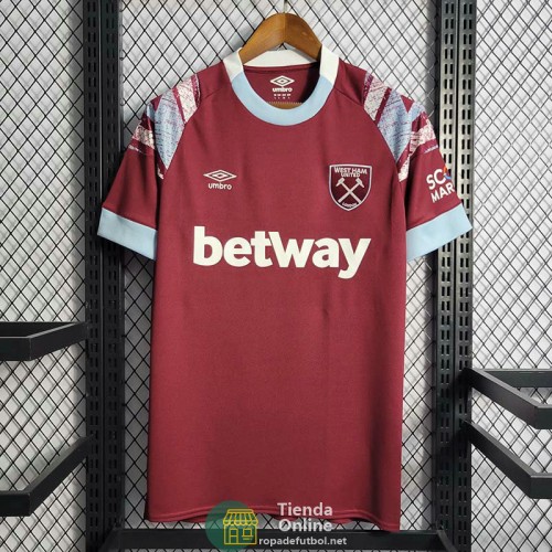 Camiseta West Ham United Primera Equipación 2022/2023