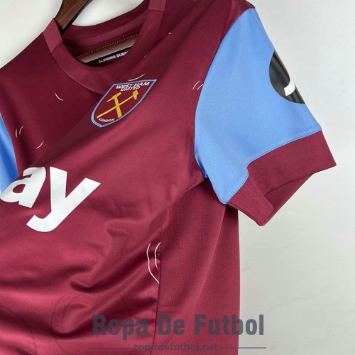 Camiseta West Ham United Primera Equipacion 2023/2024