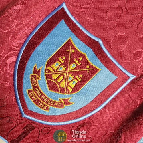 Camiseta West Ham United Retro Primera Equipación 1995/1997