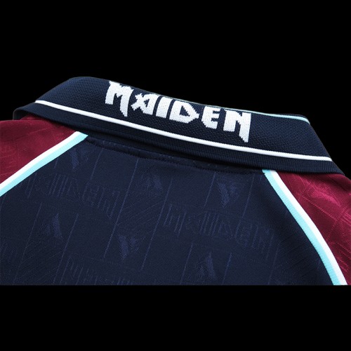 Camiseta West Ham United x Iron Maiden Retro Blue 1999/2001