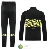 Chelsea Chaqueta Negro Amarillo + Pantalon Negro 2021/2022