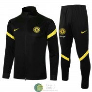 Chelsea Sudadera De Entrenamiento Negro II + Pantalon Negro II 2021/2022