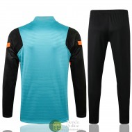 Chelsea Sudadera De Entrenamiento Verde + Pantalon Negro 2021/2022