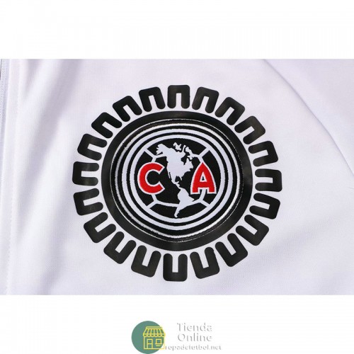 Club America Chaqueta Blanco+ Pantalon Negro 2021/2022