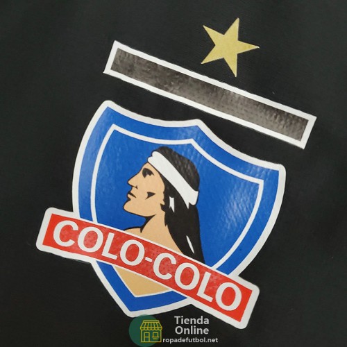 Colo Colo Chaqueta Rompevientos Negro I 2022/2023