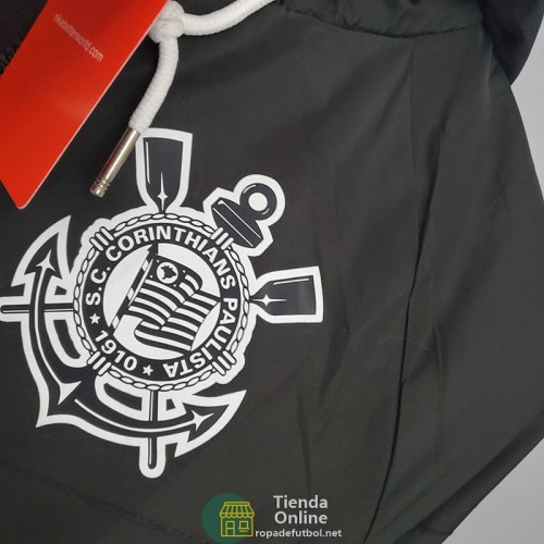 Corinthians Chaqueta Rompevientos NIKE Negro 2021/2022