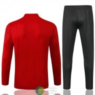 Flamengo Chaqueta Rojo + Pantalon Negro 2021/2022