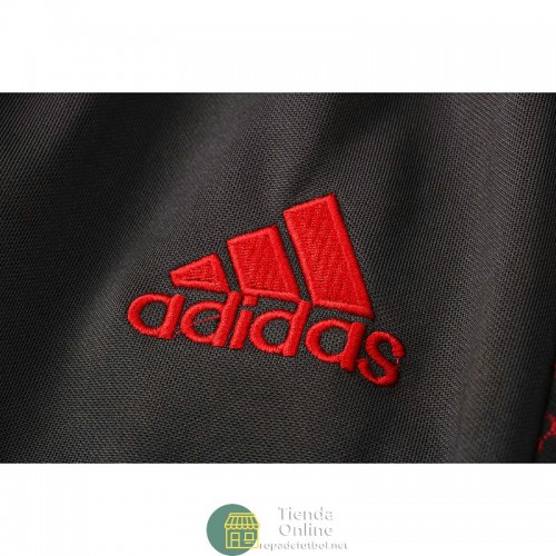 Flamengo Chaqueta Rojo + Pantalon Negro 2021/2022