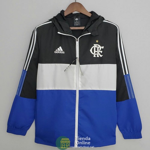 Flamengo Chaqueta Rompevientos Negro Azul I 2022/2023