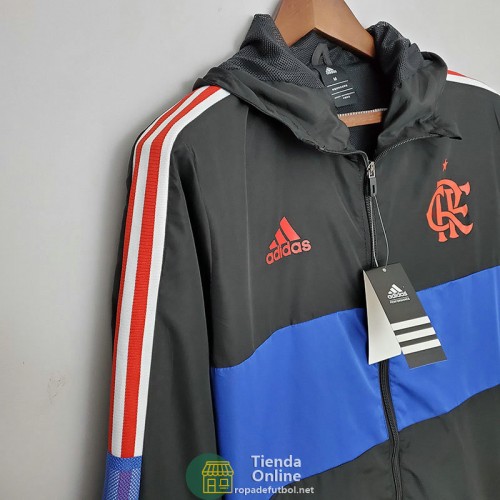 Flamengo Chaqueta Rompevientos Negro I 2022/2023