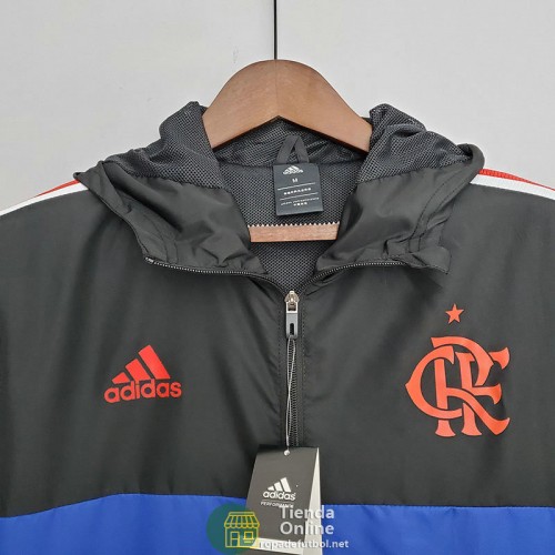 Flamengo Chaqueta Rompevientos Negro I 2022/2023