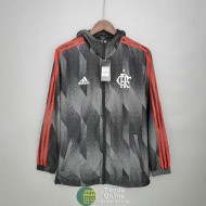 Flamengo Chaqueta Rompevientos Negro Pattern 2021/2022