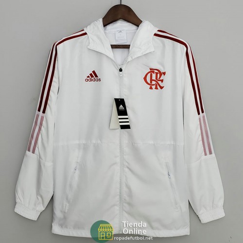 Flamengo Chaqueta Rompevientos Blanco II 2022/2023