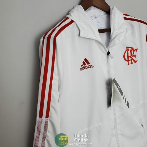 Flamengo Chaqueta Rompevientos Blanco II 2022/2023