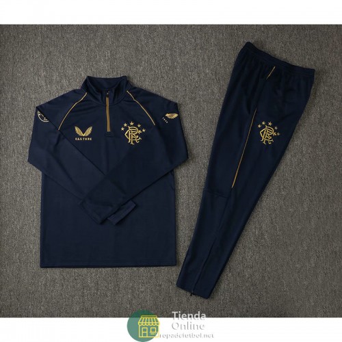 Glasgow Rangers Sudadera De Entrenamiento Royal + Pantalon Royal 2021/2022