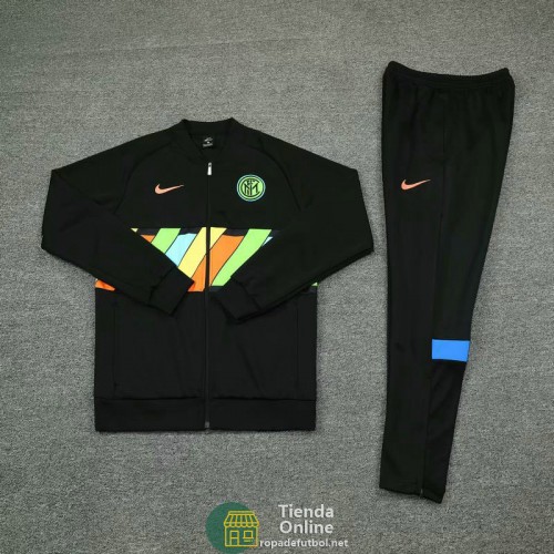 Inter Milan Chaqueta Negro + Pantalon Negro 2021/2022