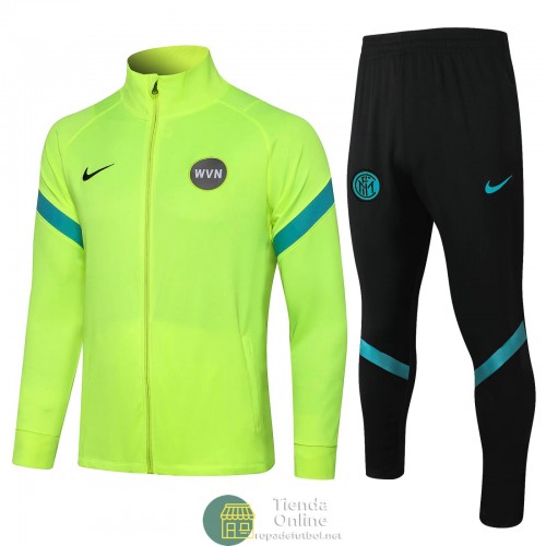 Inter Milan Chaqueta Verde II+ Pantalon Negro 2021/2022