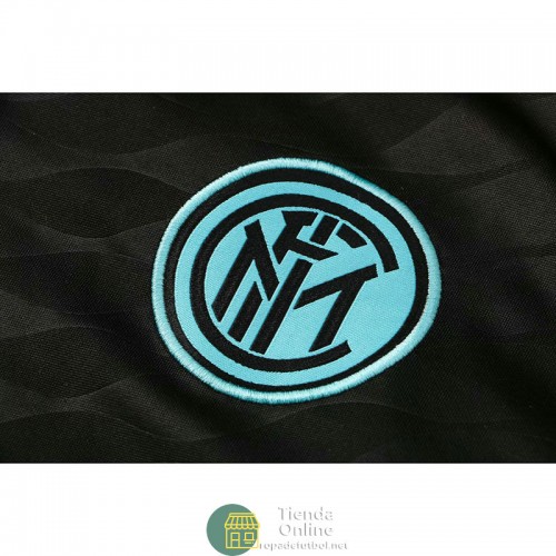 Inter Milan Sudadera De Entrenamiento Negro + Pantalon Negro Azul 2021/2022