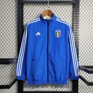 Italia Chaqueta Rompevientos Azul I 2023/2024