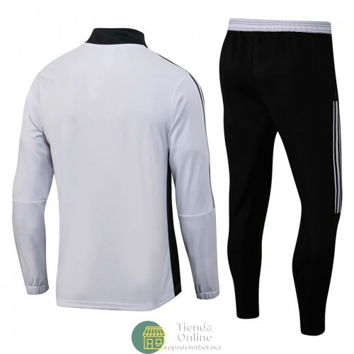 Juventus Chaqueta Blanco II + Pantalon Negro 2021/2022