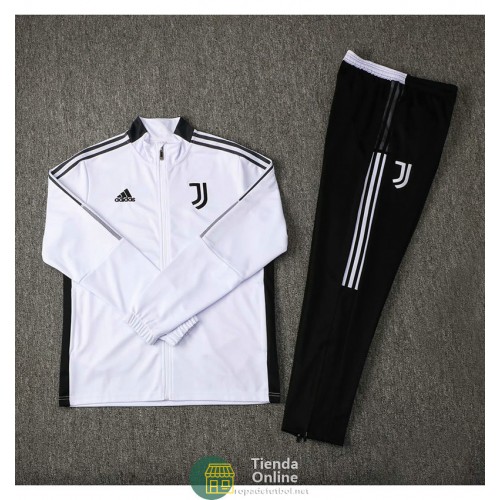 Juventus Chaqueta Blanco II + Pantalon Negro 2021/2022