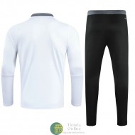 Juventus Sudadera De Entrenamiento Blanco + Pantalon Negro 2021/2022