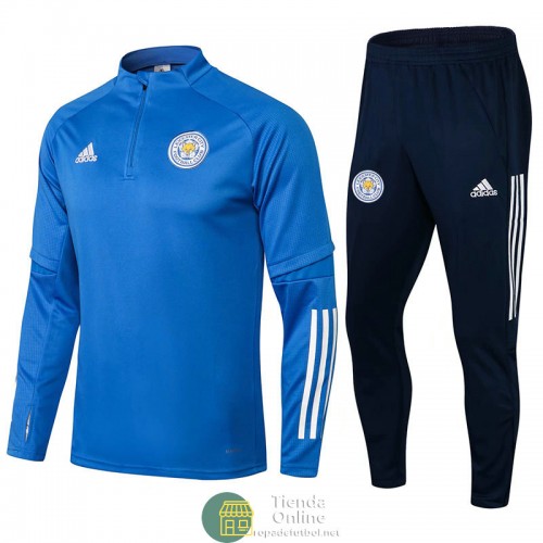 Leicester City Sudadera De Entrenamiento Azul + Pantalon Armada 2021/2022