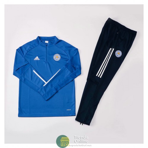 Leicester City Sudadera De Entrenamiento Azul + Pantalon Armada 2021/2022