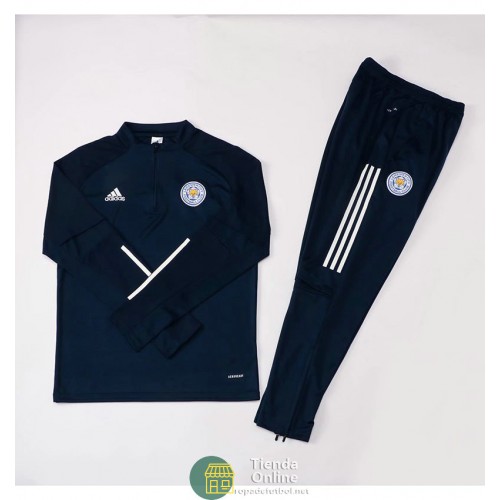 Leicester City Sudadera De Entrenamiento Armada + Pantalon Armada 2021/2022