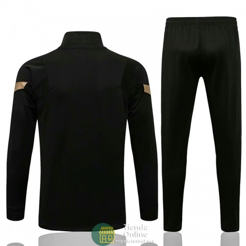 Liverpool Chaqueta Negro + Pantalon Negro 2021/2022