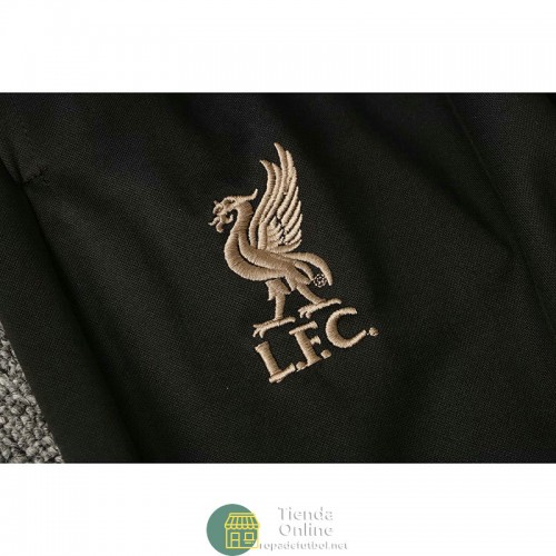 Liverpool Chaqueta Negro + Pantalon Negro 2021/2022