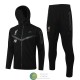 Liverpool Chaqueta Capucha Negro I + Pantalon Negro I 2022/2023