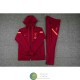 Liverpool Chaqueta Capucha Rojo + Pantalon Rojo 2021/2022