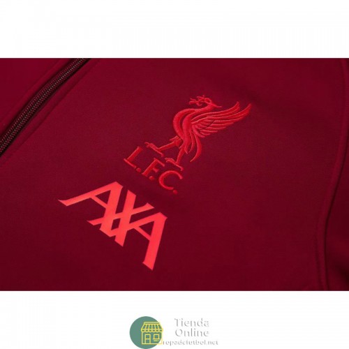 Liverpool Chaqueta Rojo + Pantalon Rojo 2021/2022