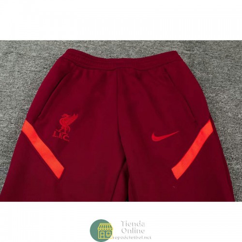 Liverpool Chaqueta Rojo + Pantalon Rojo 2021/2022