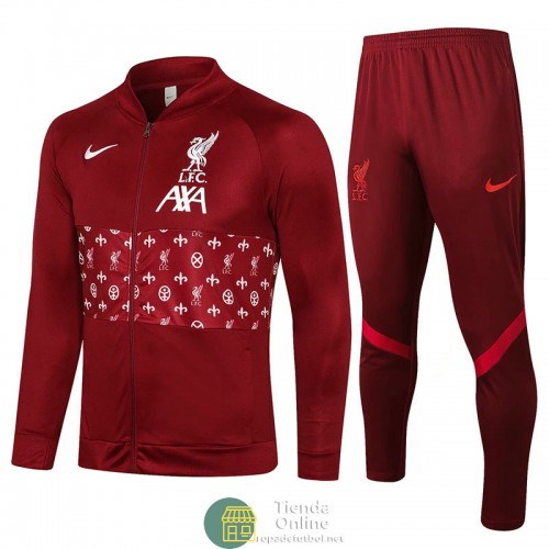 Liverpool Chaqueta Rojo II + Pantalon Rojo II 2021/2022