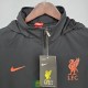 Liverpool Chaqueta Rompevientos Negro Naranja 2021/2022