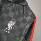 Liverpool Chaqueta Rompevientos Negro Plaid 2021/2022