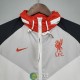 Liverpool Chaqueta Rompevientos Negro Blanco Rojo 2021/2022