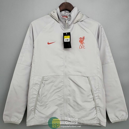 Liverpool Chaqueta Rompevientos Gris 2021/2022