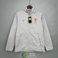 Liverpool Chaqueta Rompevientos Gris 2021/2022