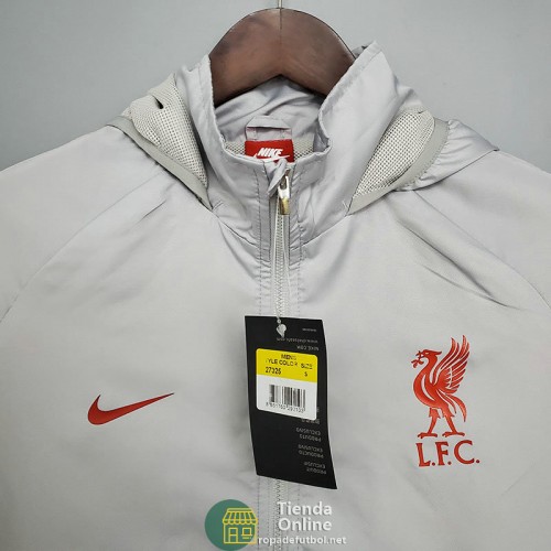 Liverpool Chaqueta Rompevientos Gris 2021/2022