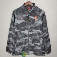 Liverpool Chaqueta Rompevientos Gris Camouflage 2021/2022