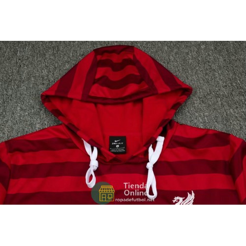 Liverpool Sudadera Capucha Rojo II + Pantalon Rojo 2021/2022